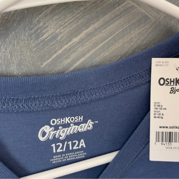 LOT OF 4 (FOUR) -OshKosh B’gosh/Carter’s Long Sleeve bundle 4-Long Sleeve Shirts - Picture 2 of 12